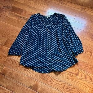 Skies are Blue quarter sleeve blouse with cami